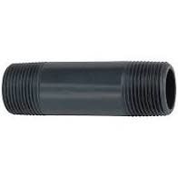 Sch. 80 PVC Pipe Nipple 1/2&quot; x 6&quot; MPT x MPT