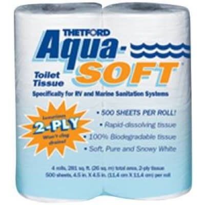 AQUA SOFT 2-PLY 4/PK