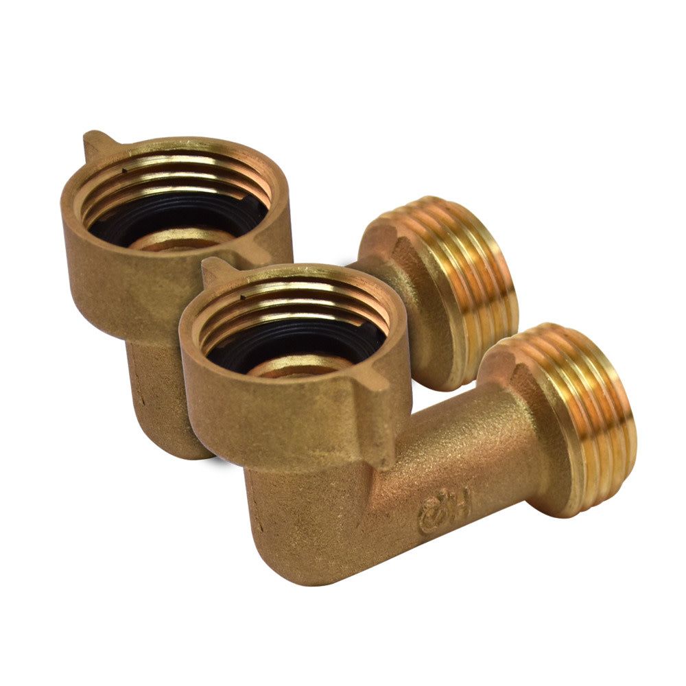 2 Pack Washing 90-Degree Elbow Fittings 3/4 in. FHT x 3/4 in. MHT