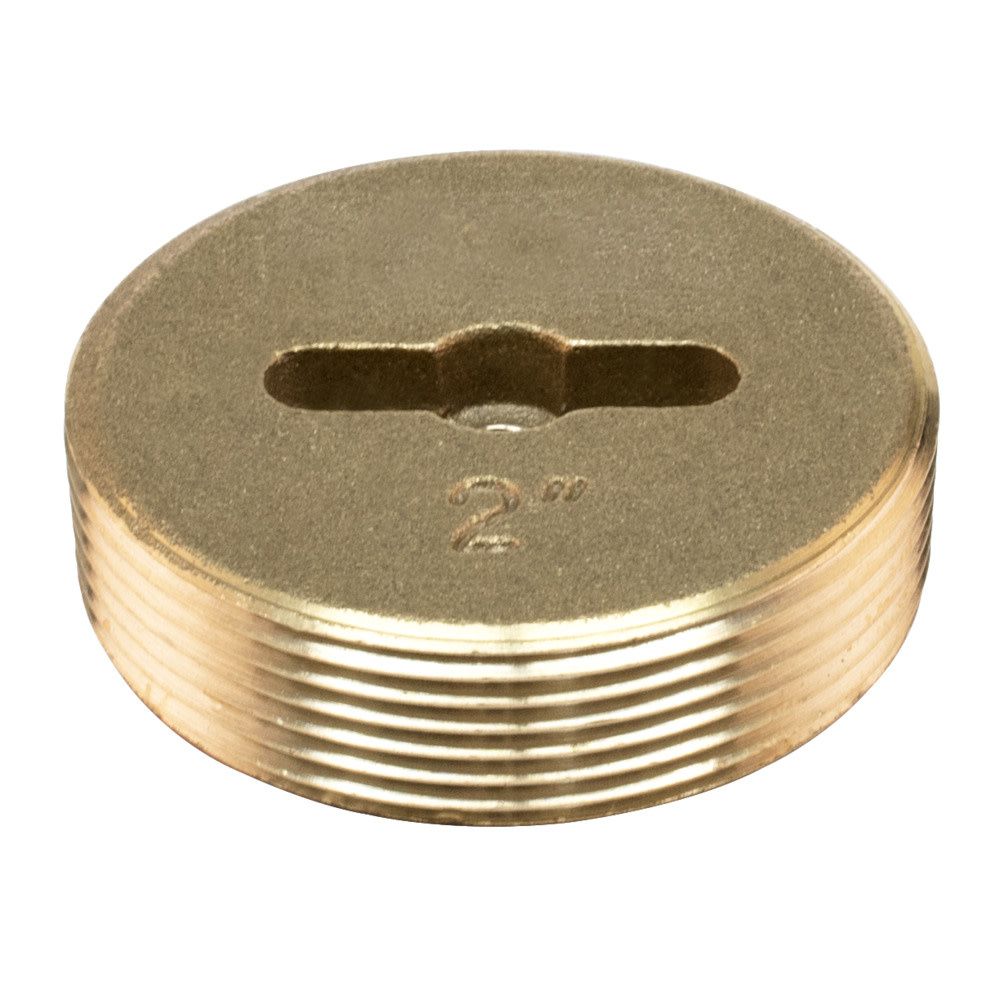 2&quot; BRASS CLEAN-OUT PLUG