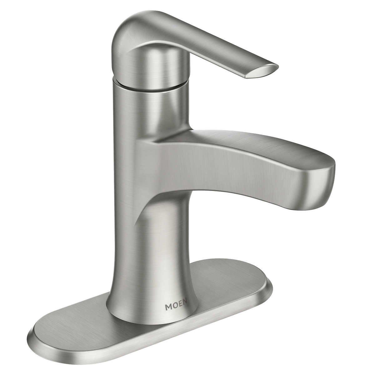 Moen Tilson Single Handle Bathroom Faucet Brushed Nickel