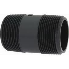 Sch. 80 PVC Pipe Nipple 1/2&quot; x 2&quot; MPT x MPT