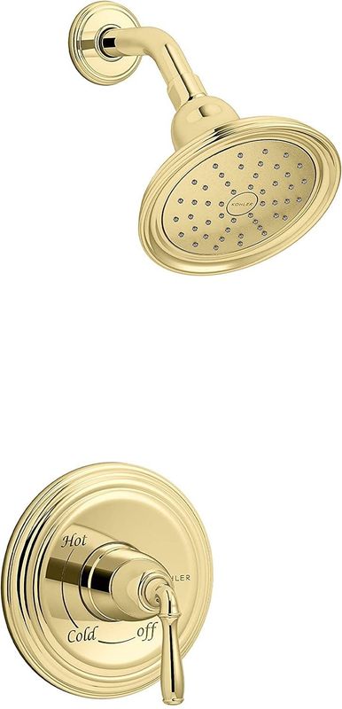 Kohler Devonshire® Shower Faucet Gold Plated