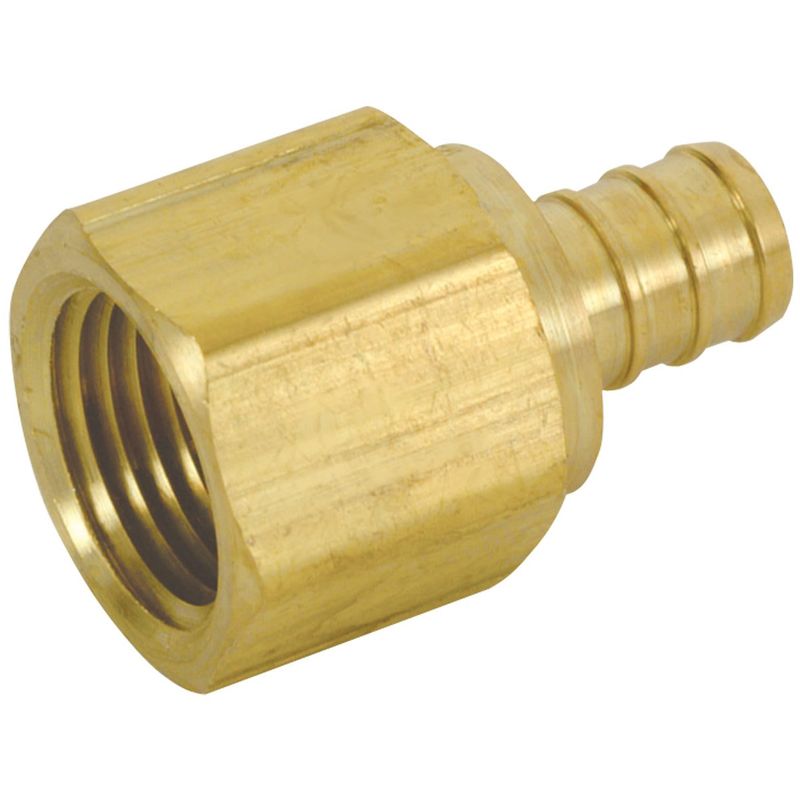 PEX FEMALE ADAPTER PEX X FIP BRASS 1/2 X 3/4