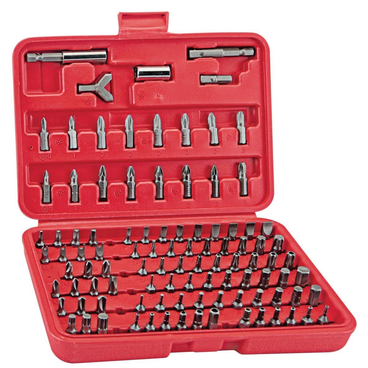 Security Bit Set With Case, 100 Pc.