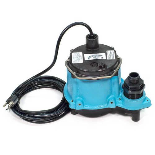 6-CIM-R 1/3 HP, 45 GPM - Manual Submersible Sump Pump, 10ft power cord ($164.99 each)