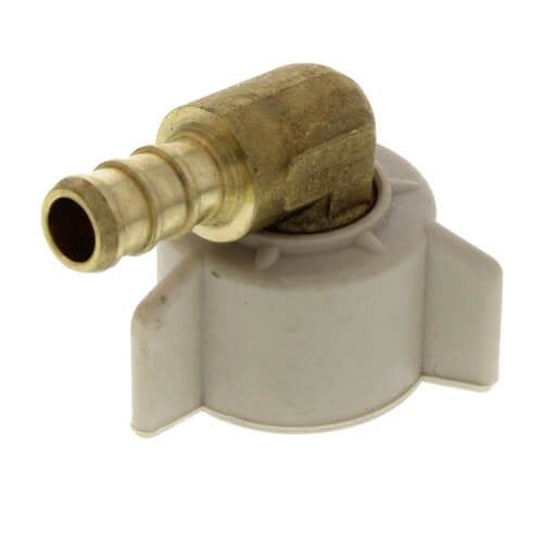 3/8 in. PEX x 1/2 in.  Brass Swivel Elbow