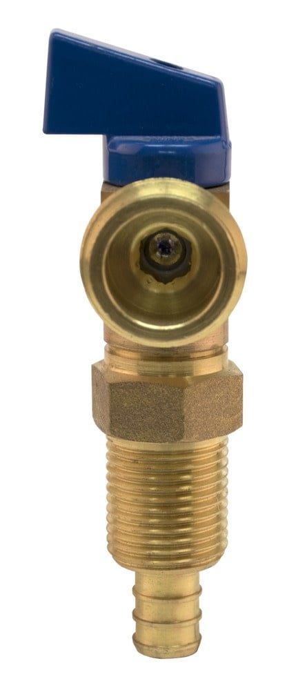 Washing Machine Blue Handle Valve (1/2″ Crimp)