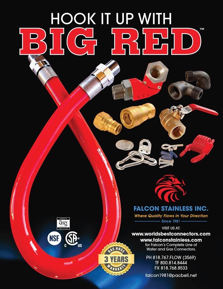 BIG RED 3/4 X 3/4 X 48 GAS CONNECTOR