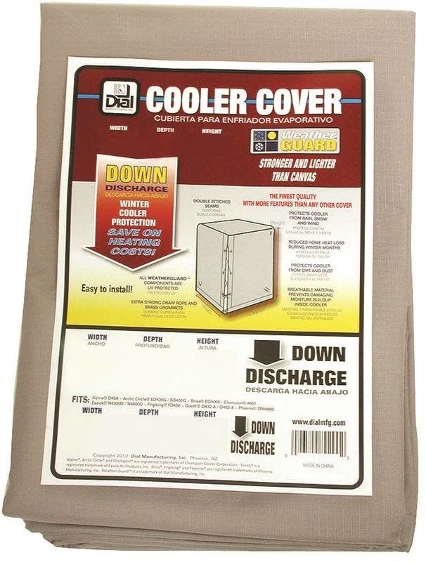 Evaporative Cooler Cover 42 X 49 X 28 Down Draft
