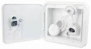 City/Gravity Water Hatch with Lock (White)
