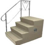MOBILE HOME 4 STEP FIBERGLASS WITH RAIL