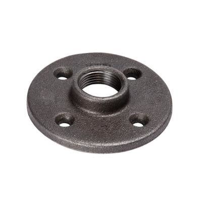 BLACK MALLEABLE FLOOR FLANGE 1 1/2"