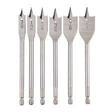SPADE BIT SET (6-PC)