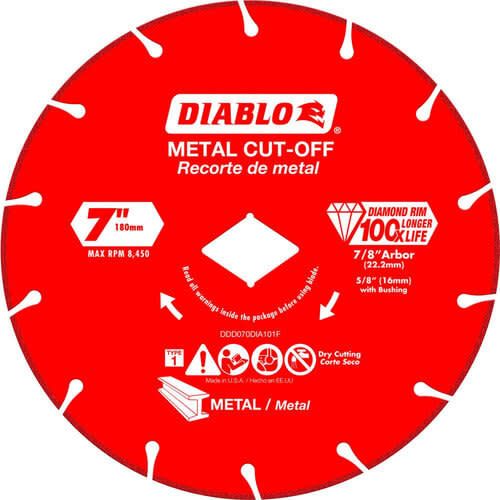 7 in. Diamond Metal Cut-Off Blade