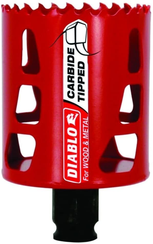 3-5/8 in. (92mm) Carbide-Tipped Wood &amp; Metal Holesaw