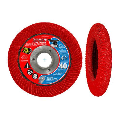 4-1/2 in. Corner-Edge Flap Disc 40 Grit