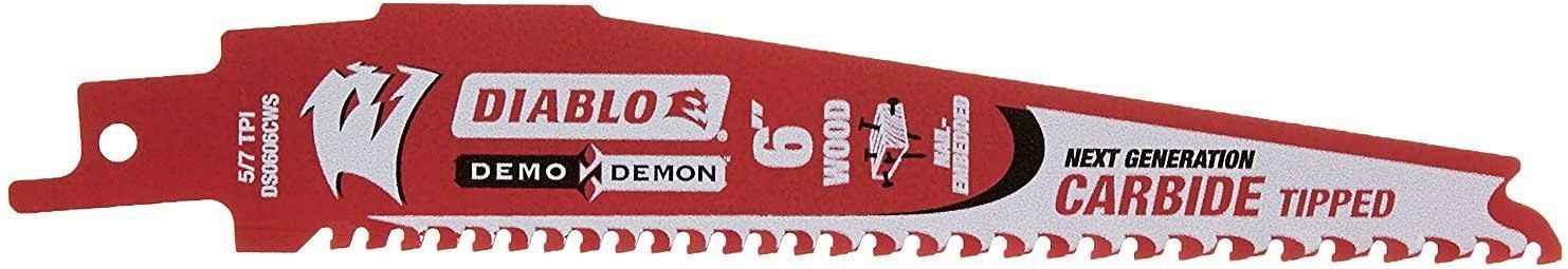 6 in. Demo Demon Carbide Recip Blade for Nail-Embedded Wood (3-Pack)