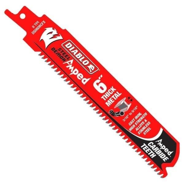 6 in. Steel Demon Amped™ Carbide Blades for Thick Metal Cutting (3-Pack)