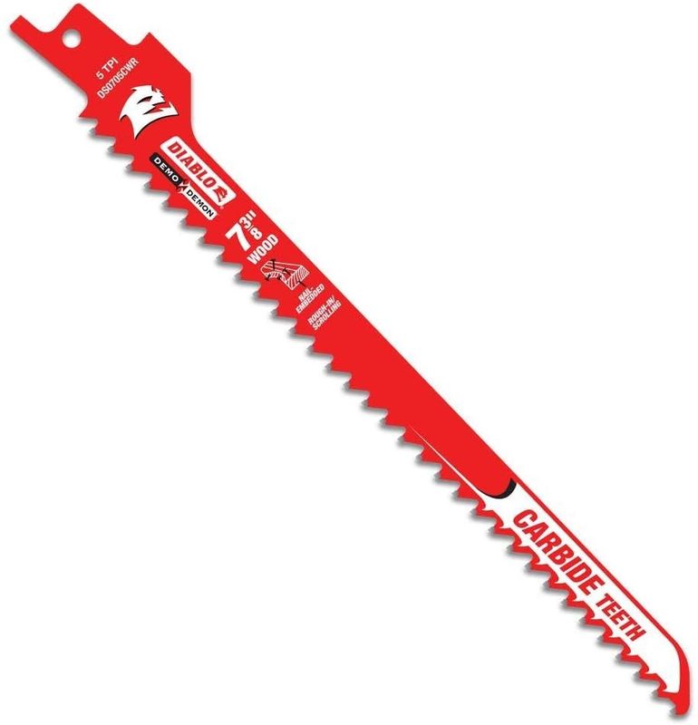 7-3/8 in. Demo-Demon Rough-In/Scrolling Carbide Reciprocating Blade