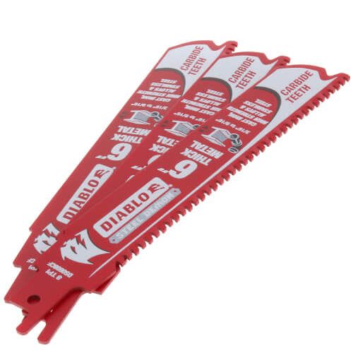 12 in. Steel Demon Carbide Recip Blades for Thick Metal (3/16 in. - 9/16 in.) Cutting (3-Pack)
