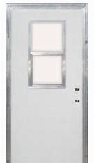 34&quot; x 76&quot; Mobile Home Door W/ Sliding Window, Deadbolt, Knobs, &amp; Hardware