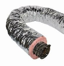 5&quot; X 25&#39; Flexible Vent Duct R6 (PER FOOT)