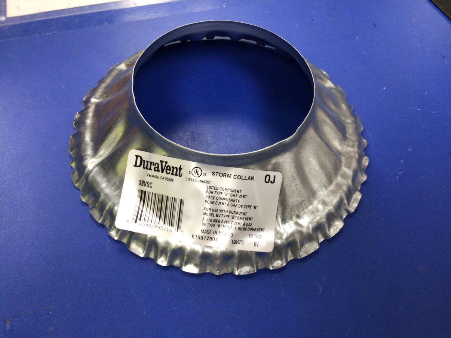 STORM COLLAR 3&quot; DOUBLE WALL
