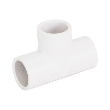 PVC SCH 40 PRESSURE-TEE S X S X S, Size: 1/2&quot;
