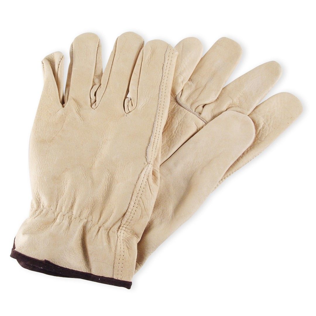 Cowhide Leather Driver Gloves, Size: S