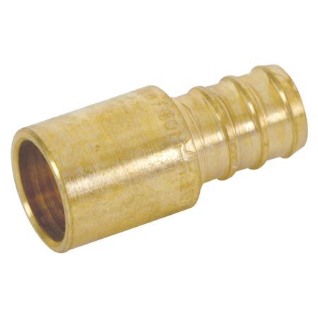 PEX MALE SWEAT ADAPTER BRASS, Size: 1/2 IN