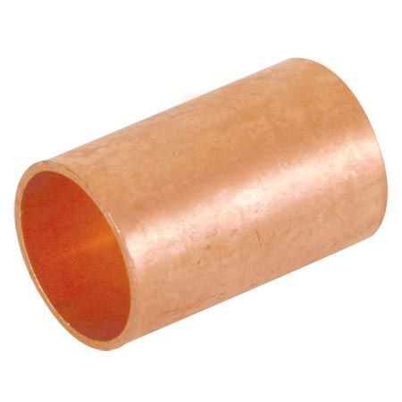 COPPER COUPLING LESS STOP, Size: 1/2 IN