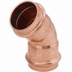COPPER PROPRESS 45 DEGREE ELBOW, Size: 1/2&quot;