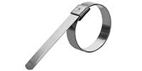 High-Carbon Electro-Galvanized Steel &quot;K&quot; Series Preformed Clamp, Size: 1&quot;