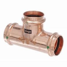 COPPER PROPRESS TEE, Size: 1/2&quot;