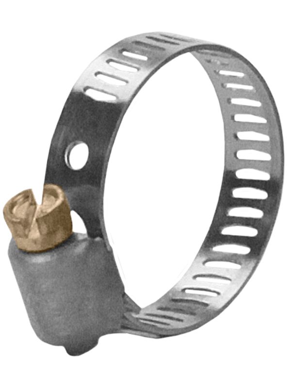 Breezy Industrial Hose Clamp with Carbon Steel Screw, Size: 1/2 X 29/32