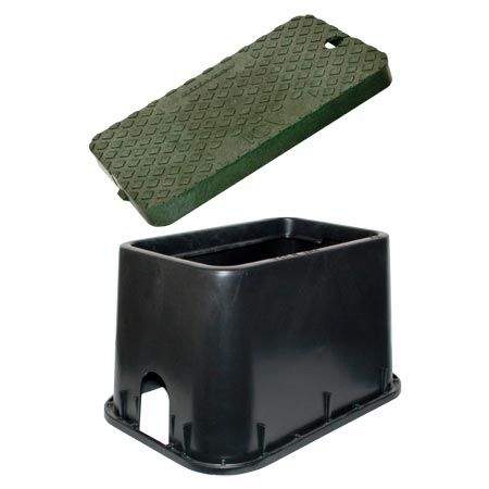 VALVE/METER BOX - RECTANGLE, Size: 10&quot;