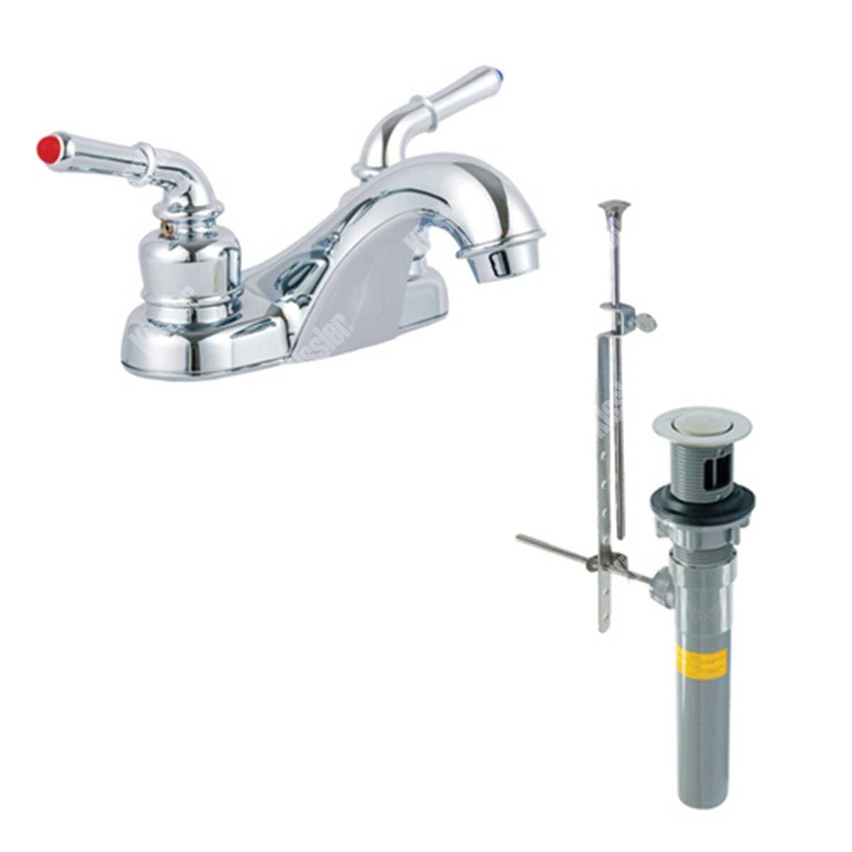 KISSLER  4" LAVATORY FAUCET W/ POPUP