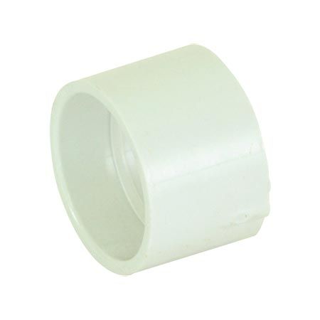 PVC/DWV COUPLING, Size: 1 1/2 IN