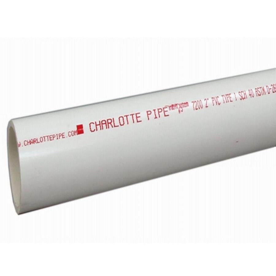 PVC SCH 40 PRESSURE PIPE-, Size: 1/2"