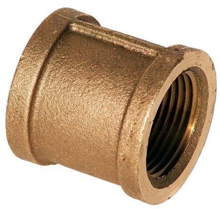 BRASS COUPLING, Size: 1/2"