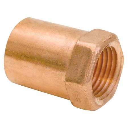 COPPER FEMALE ADAPTER C X FIP, Size: 1/2 IN