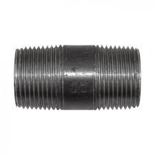 1/2" BLACK MALLEABLE NIPPLE, Size: CLOSE