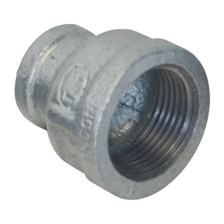 GALVANIZED BELL REDUCER, Size: 1/2 IN X 3/8 IN