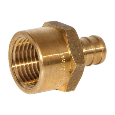 PEX FEMALE ADAPTER PEX X FIP BRASS, Size: 1/2 IN