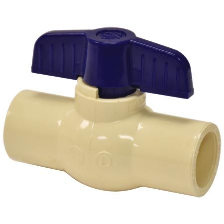 CPVC SHC 80 BALL VALVE SLIP X SLIP, Size: 1/2 IN