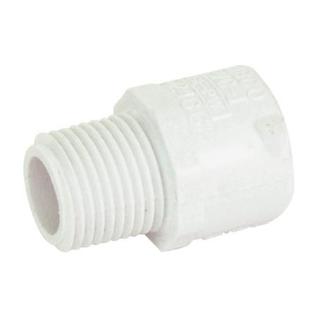 PVC SCH 40 PRESSURE-MALE ADAPTER MIP X SLIP, Size: 1/2"