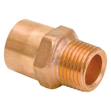 COPPER MALE ADAPTER C X MIP, Size: 1/2 IN