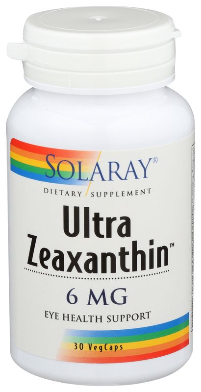 Solaray Ultra Zeaxanthin 6mg 30 Veg Capsules