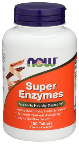 Now SUPER ENZYMES  180 TABS